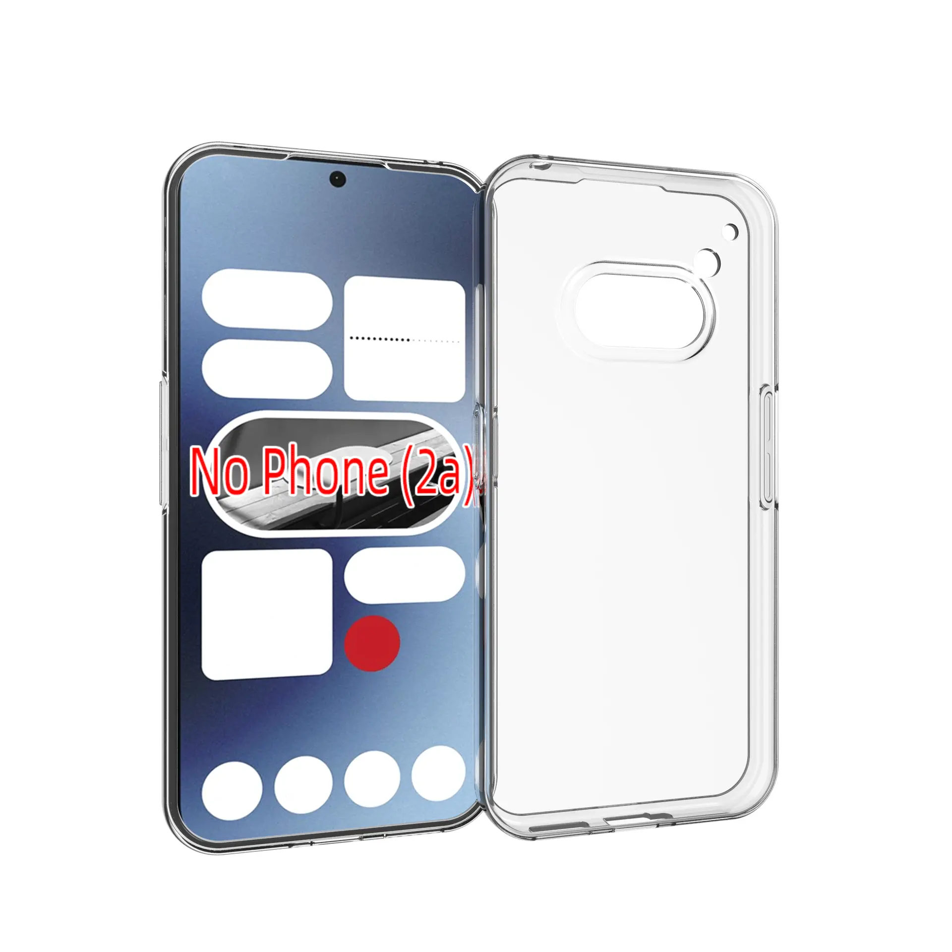 TPU Case Nothing Phone 2a Genomskinlig