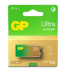 Ultra Alkaline 9V-batteri 1604AU/6LF22