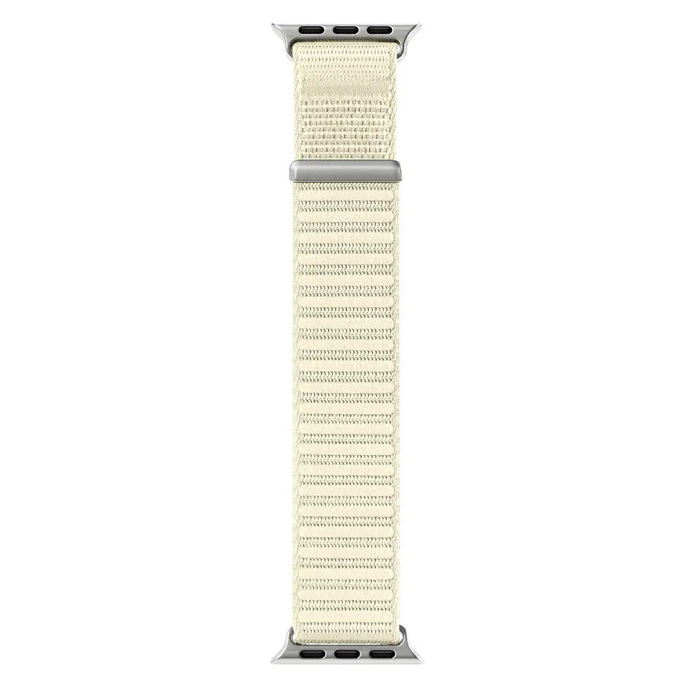 Nylon Armband Apple Watch Series 12 43mm Vit