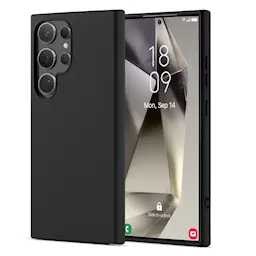 TPU suojakuori Samsung Galaxy S24 Ultra Musta