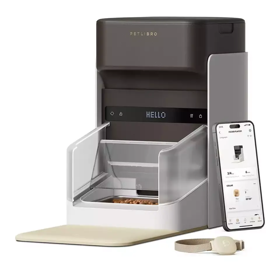 One RFID Automatisk fôrautomat for kjæledyr 3L