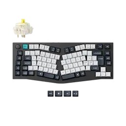 Q10 Max gamingtastatur 75% Alice Tri-Mode QMK/VIA Gateron Jupiter, Banana