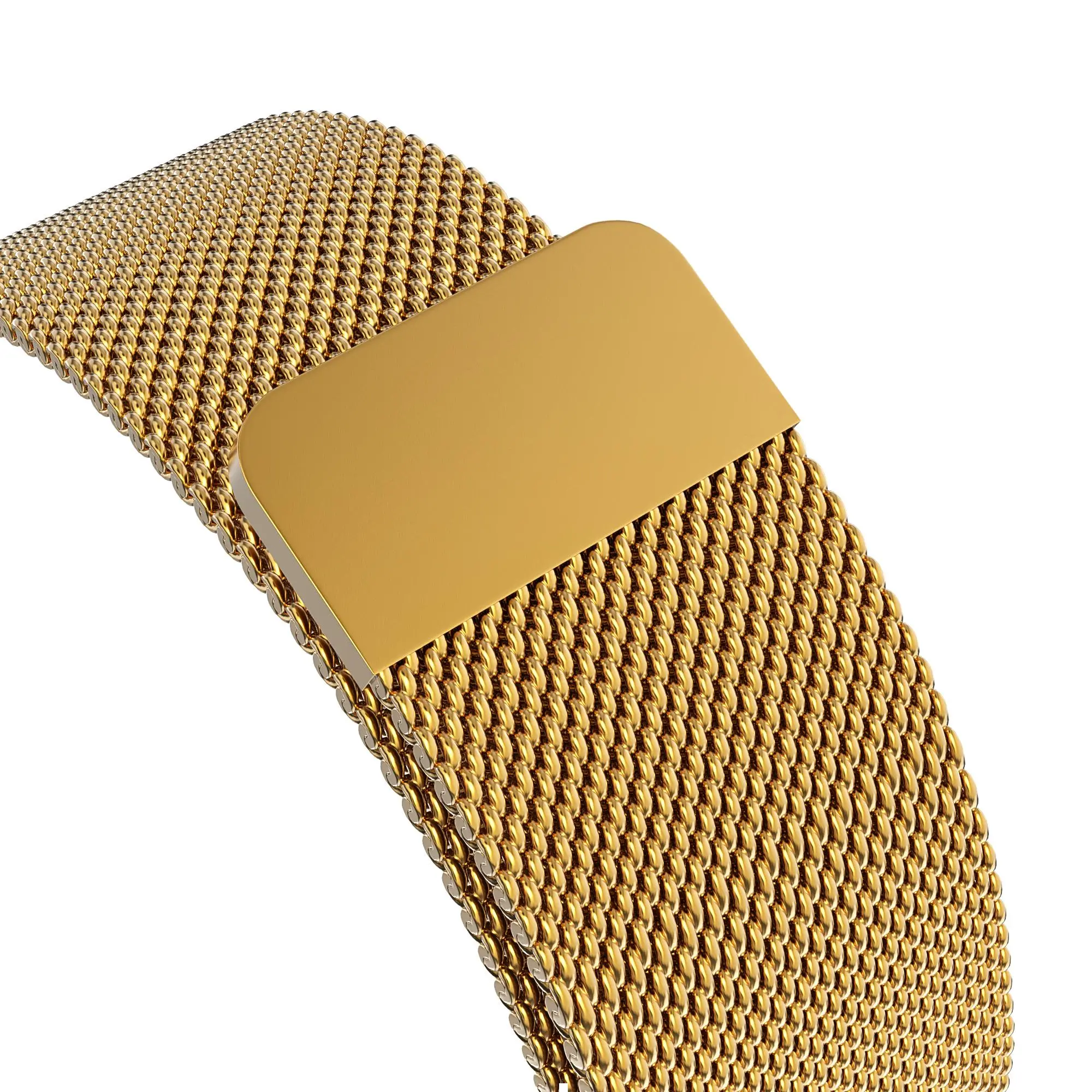 Armband Milanese Apple Watch Series 12 47mm Guld