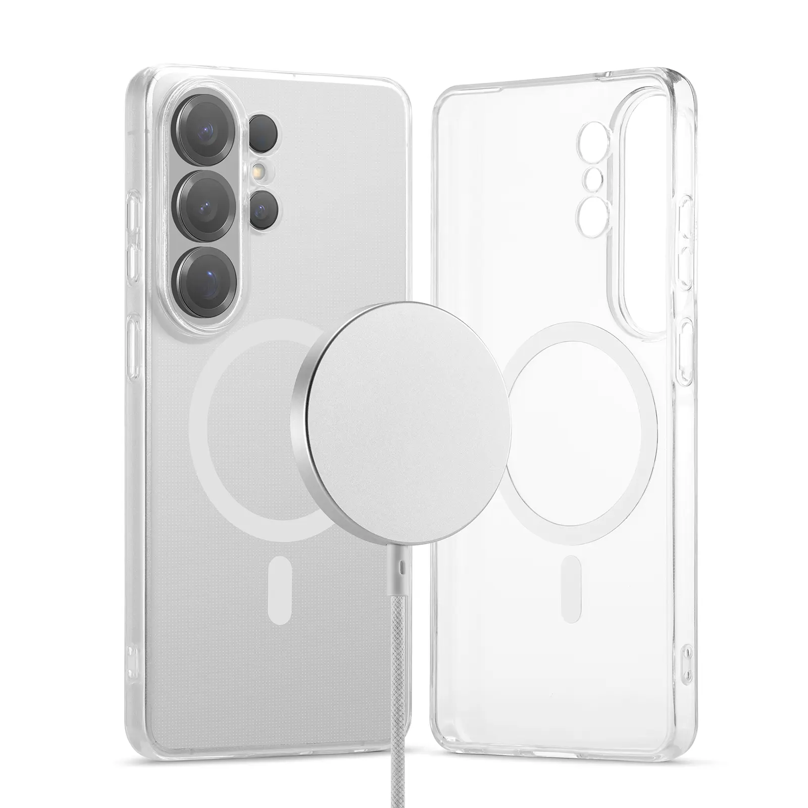 TPU Deksel MagSafe Samsung Galaxy S26 Plus Gjennomsiktig