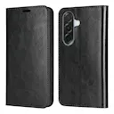 Mobiletui Ekte Lær Samsung Galaxy A37 Svart