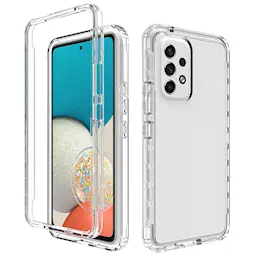 Samsung Galaxy A53 Iskunkestävä suojakuori suojareunuksella, Kirkas