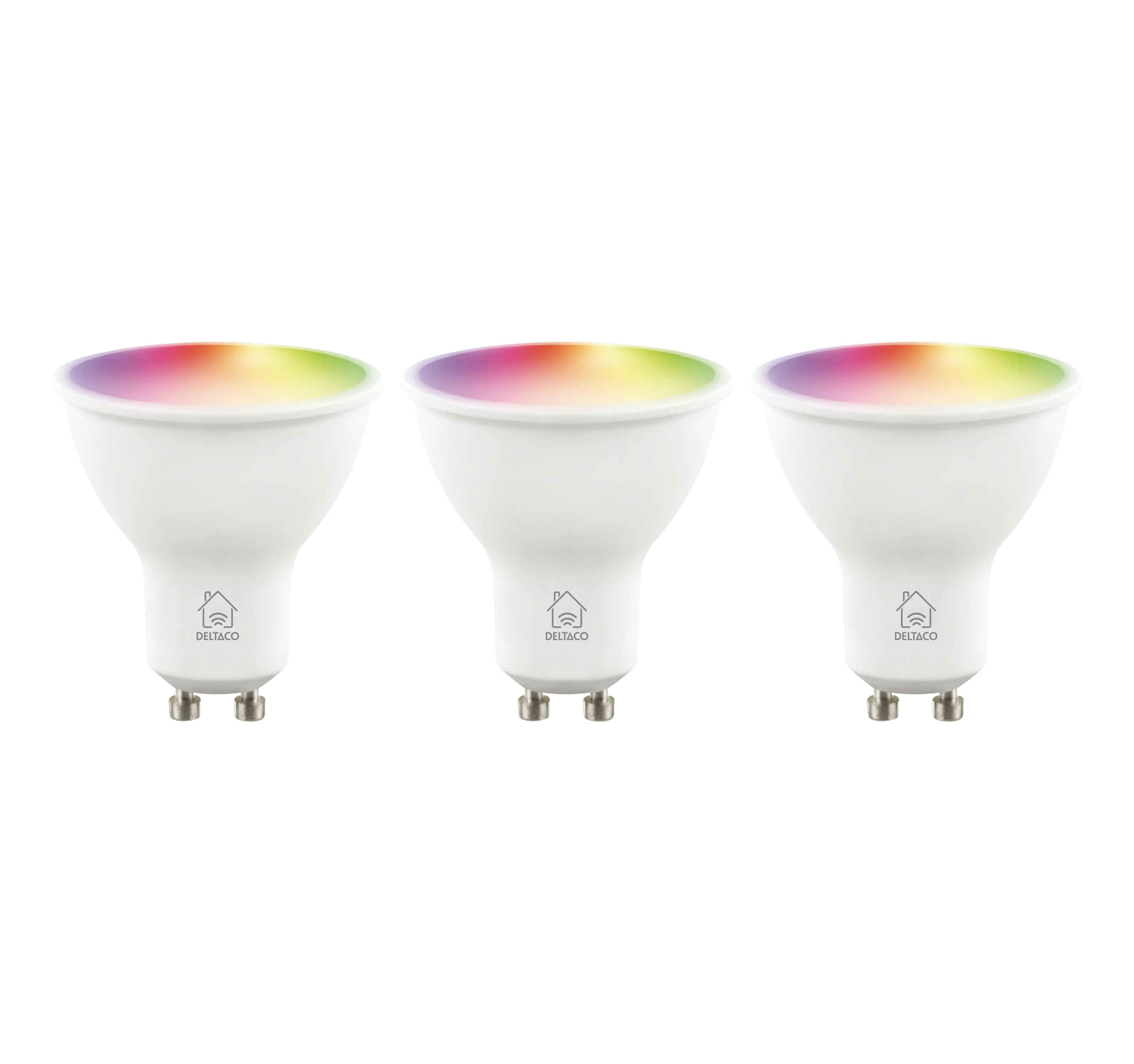 Smarte LED-pærer GU10 RGB 4.7W (3-pack)