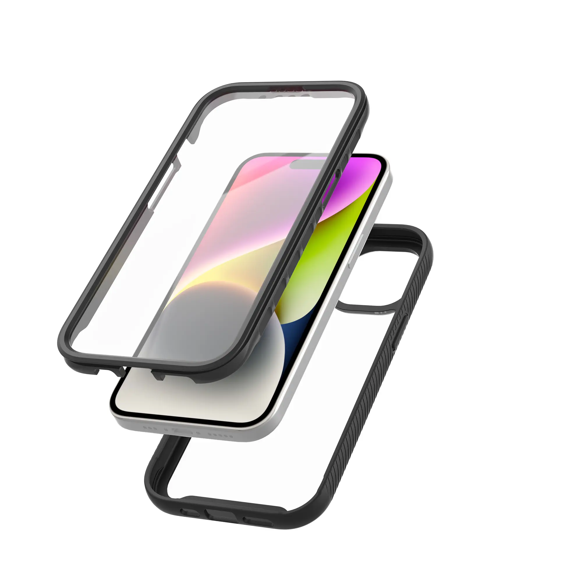 Full Protection Case iPhone 15 Plus Svart