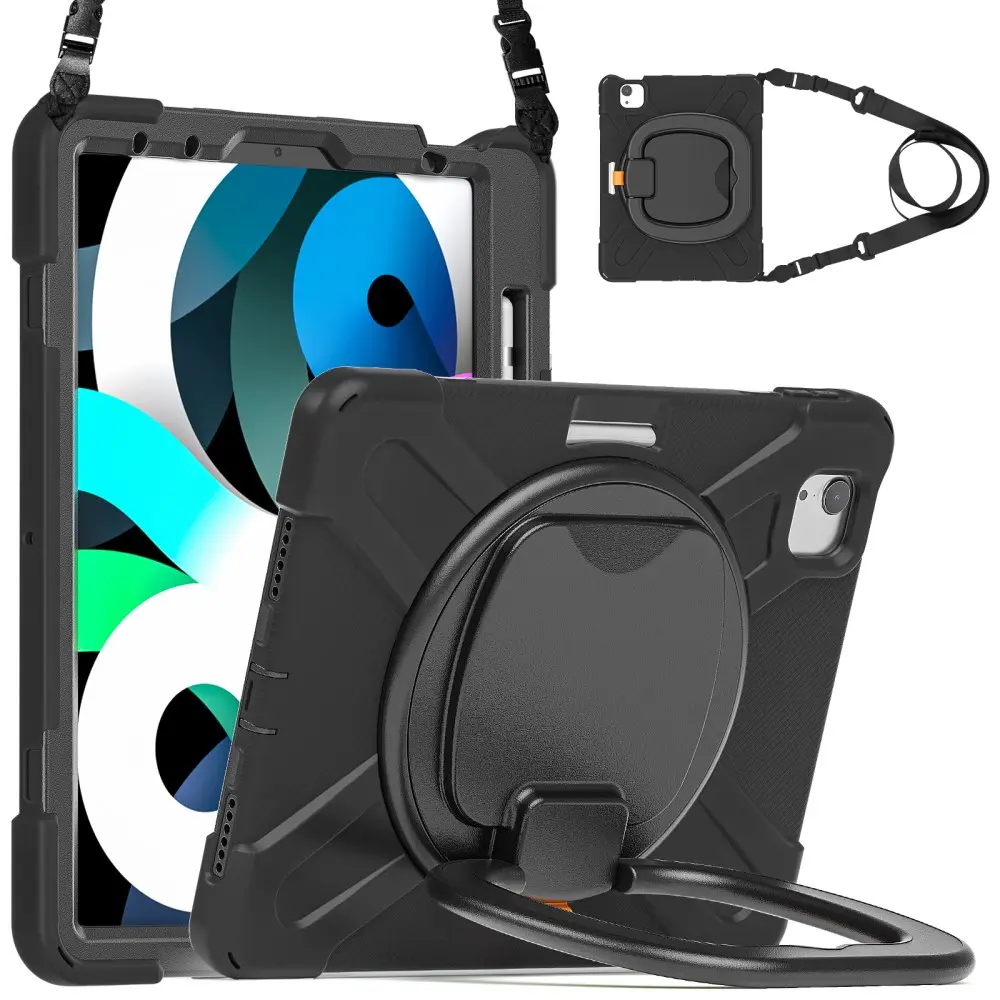 Kickstand Hybridskal med axelrem iPad Pro 11 1st Gen (2018) svart