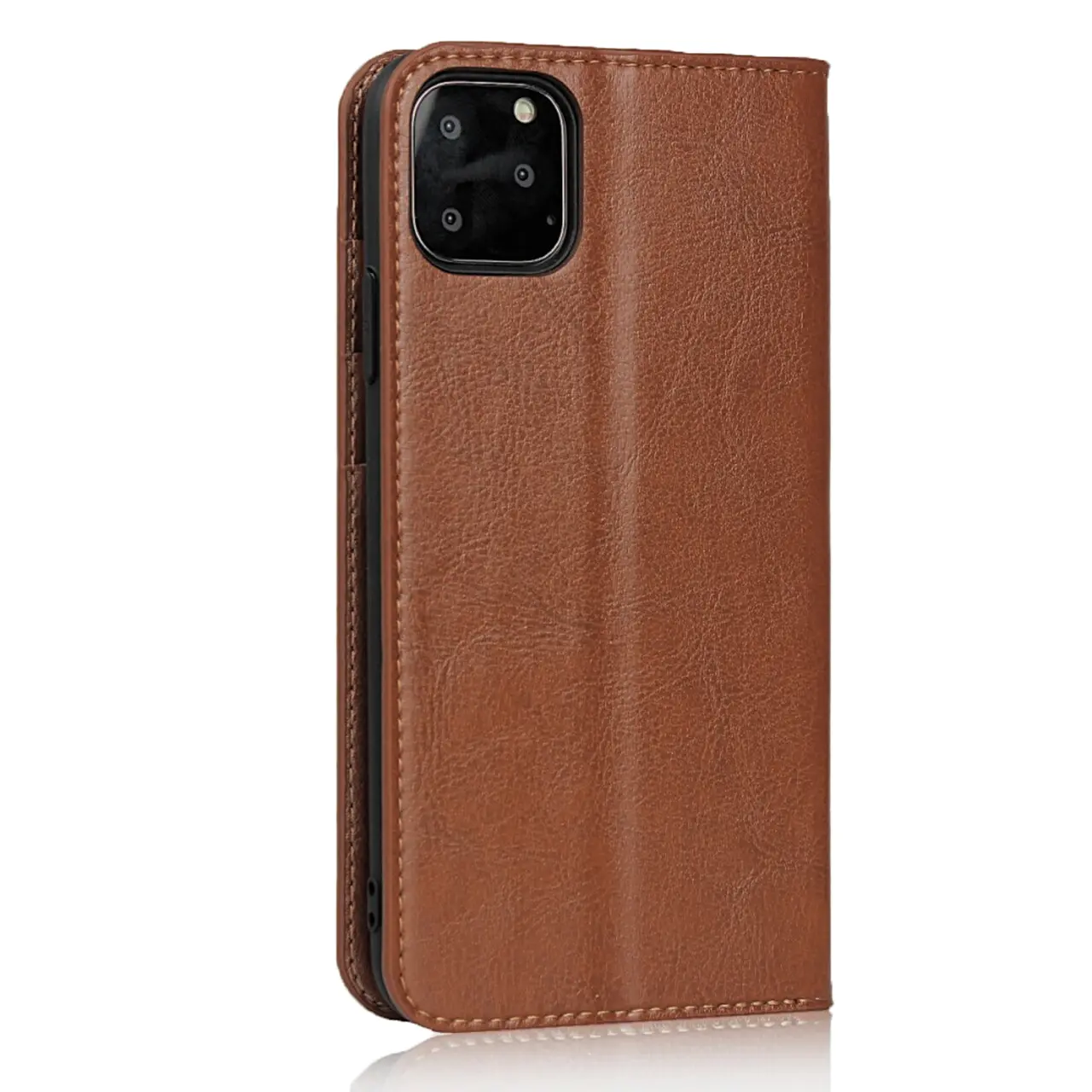 Mobilfodral Äkta Läder iPhone 11 Pro Brun