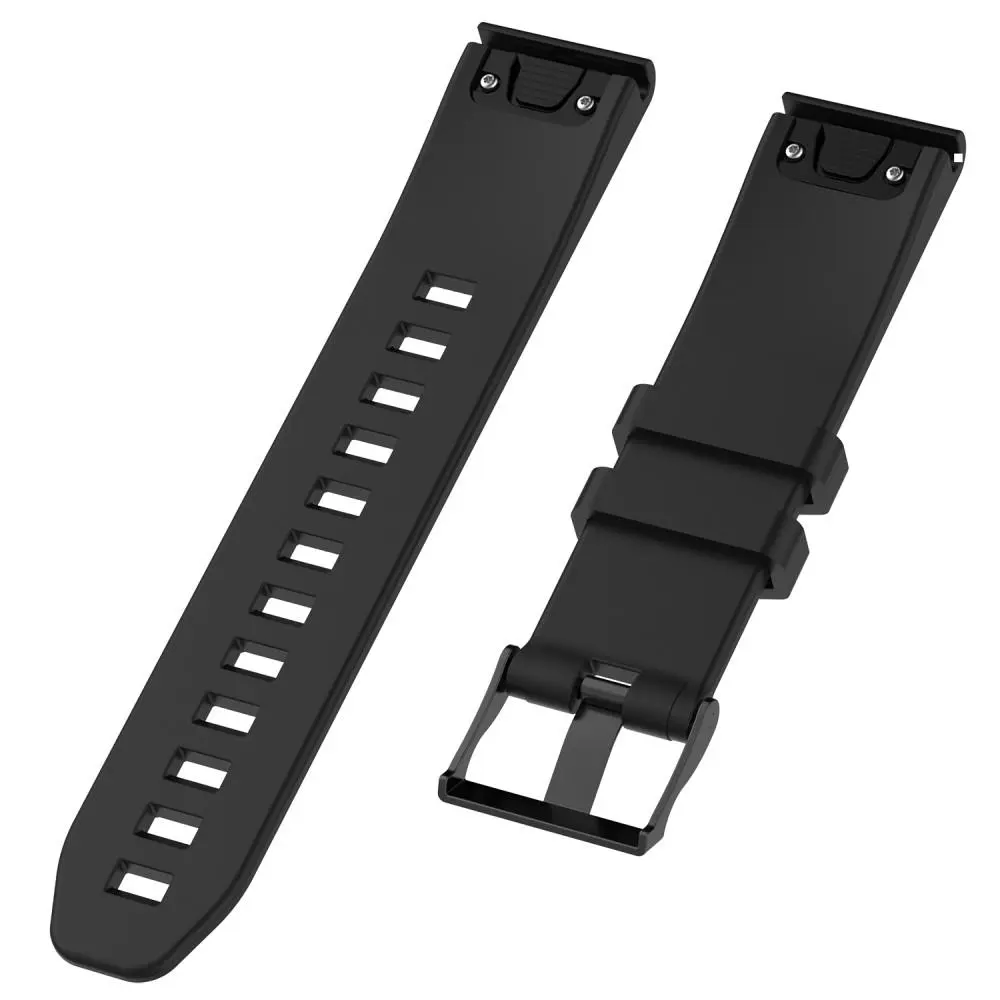 Silikonarmband Garmin Fenix 5/Fenix 5 Plus Svart