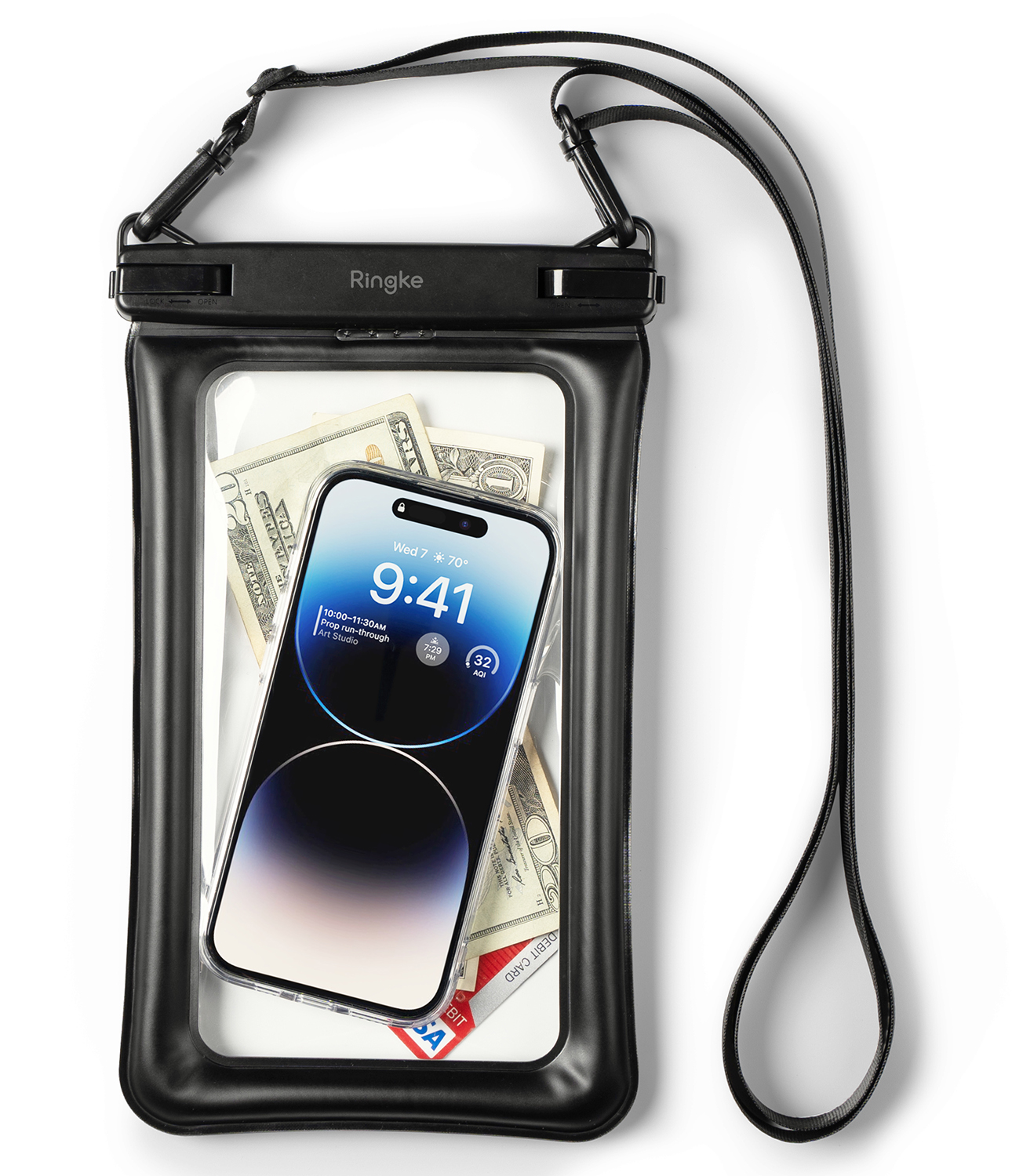 Ringke Universal Floating Waterproof Pouch Black