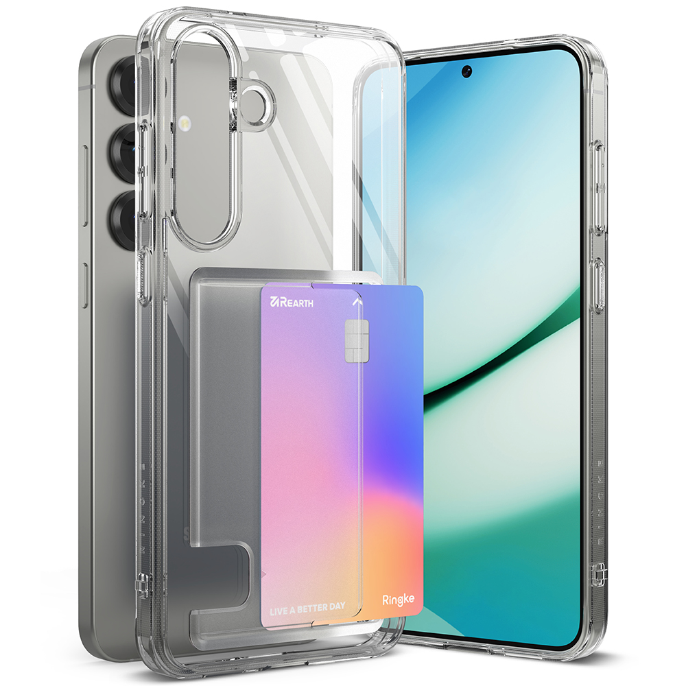Fusion Card Case Samsung Galaxy S25 Plus Genomskinlig