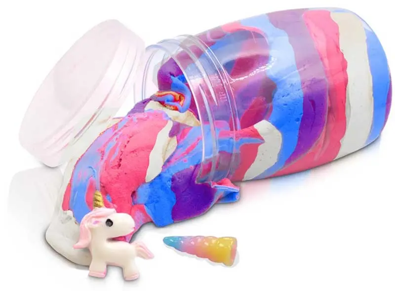Putty slime med unicorn-charm