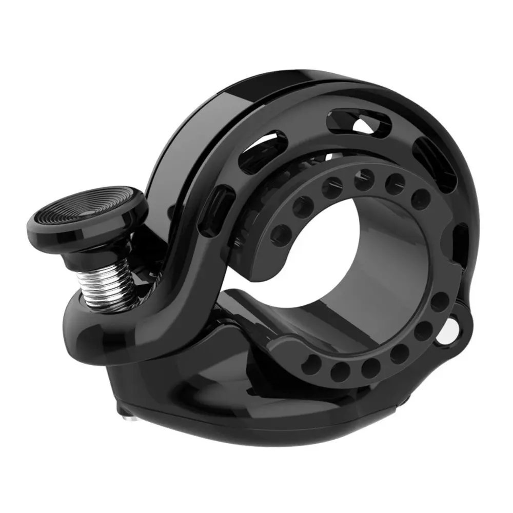 Ringeklokke med skjult Apple AirTag-holder sort