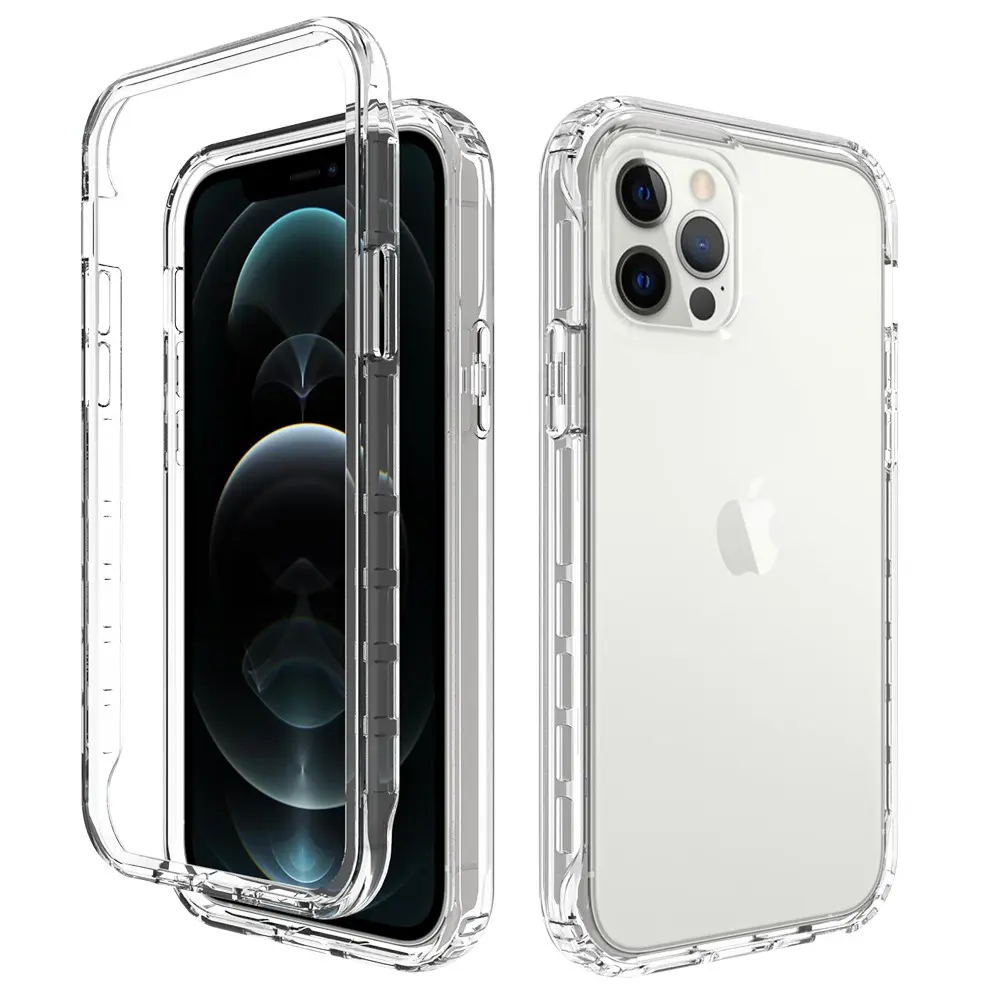 Full Cover Case iPhone 12/iPhone 12 Pro Gennemsigtig