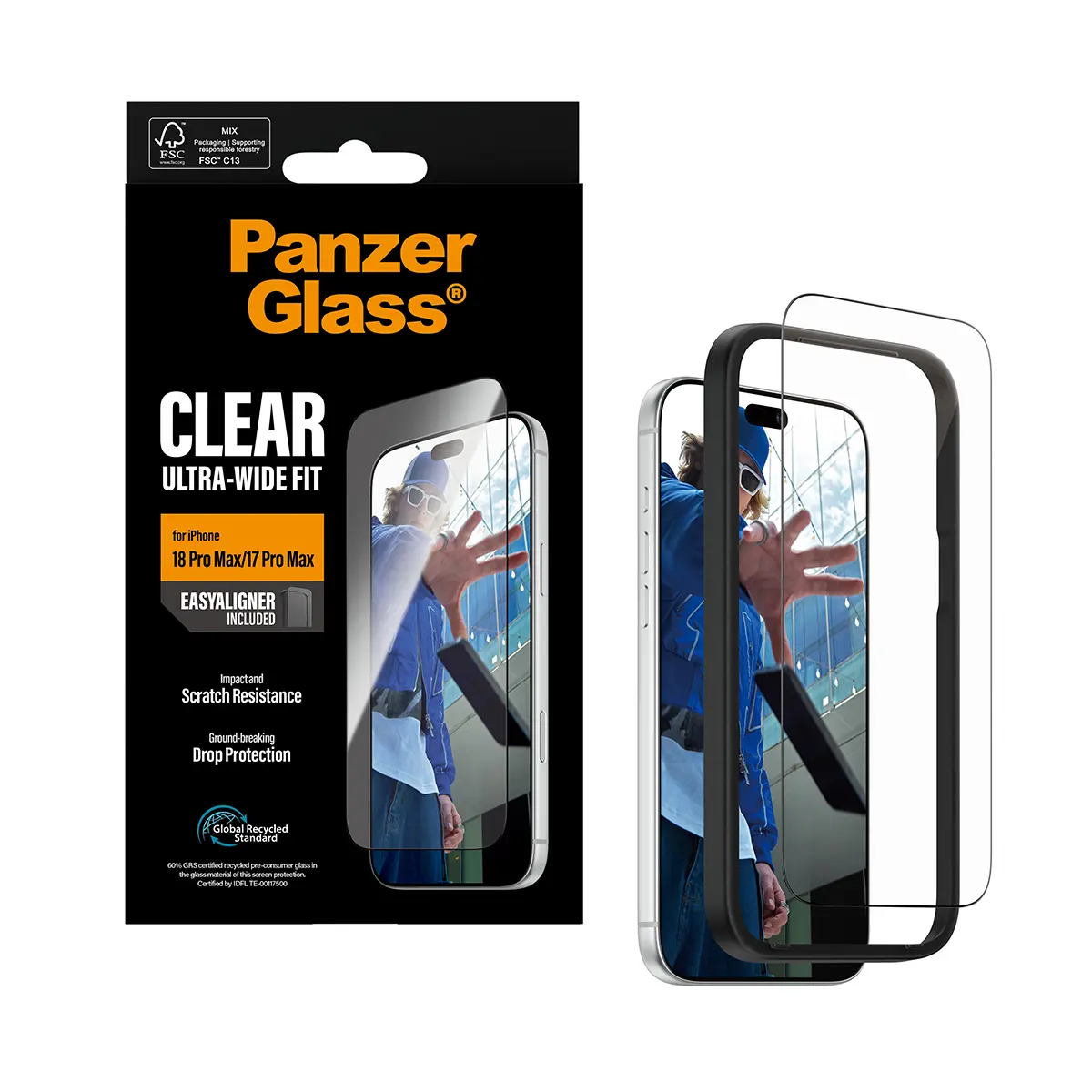iPhone 18 Pro Max Screen Protector (with EasyAligner) Ultra Wide Fit