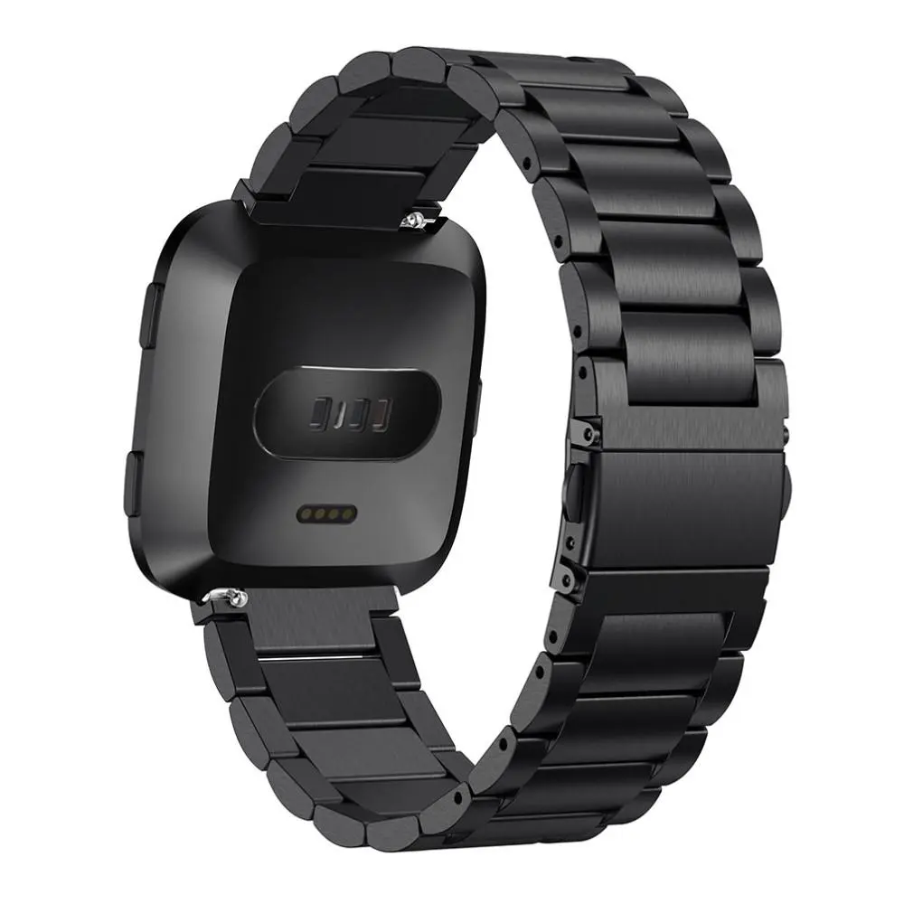 Metallarmband Fitbit Versa 2/Versa Svart