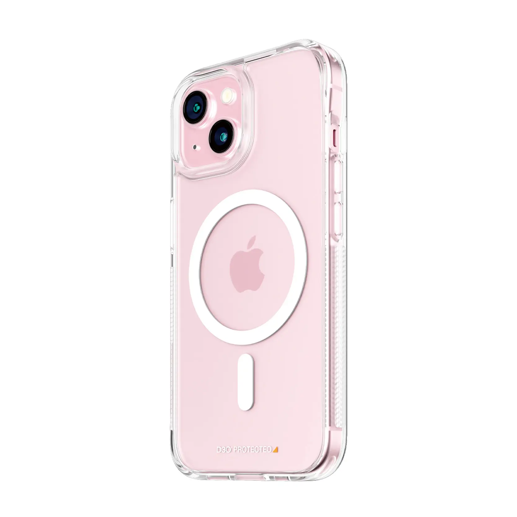 iPhone 15 Hardcase D3O MagSafe Transparent