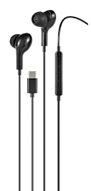 USB-C In-ear-kuulokkeet, Musta