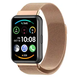 Armbånd Milanese Huawei Watch Fit 2 Rose guld