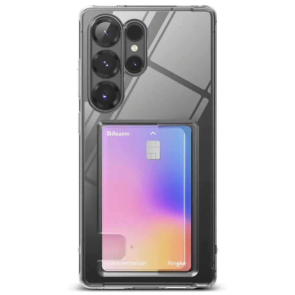 Fusion Card Case Samsung Galaxy S25 Ultra Genomskinlig