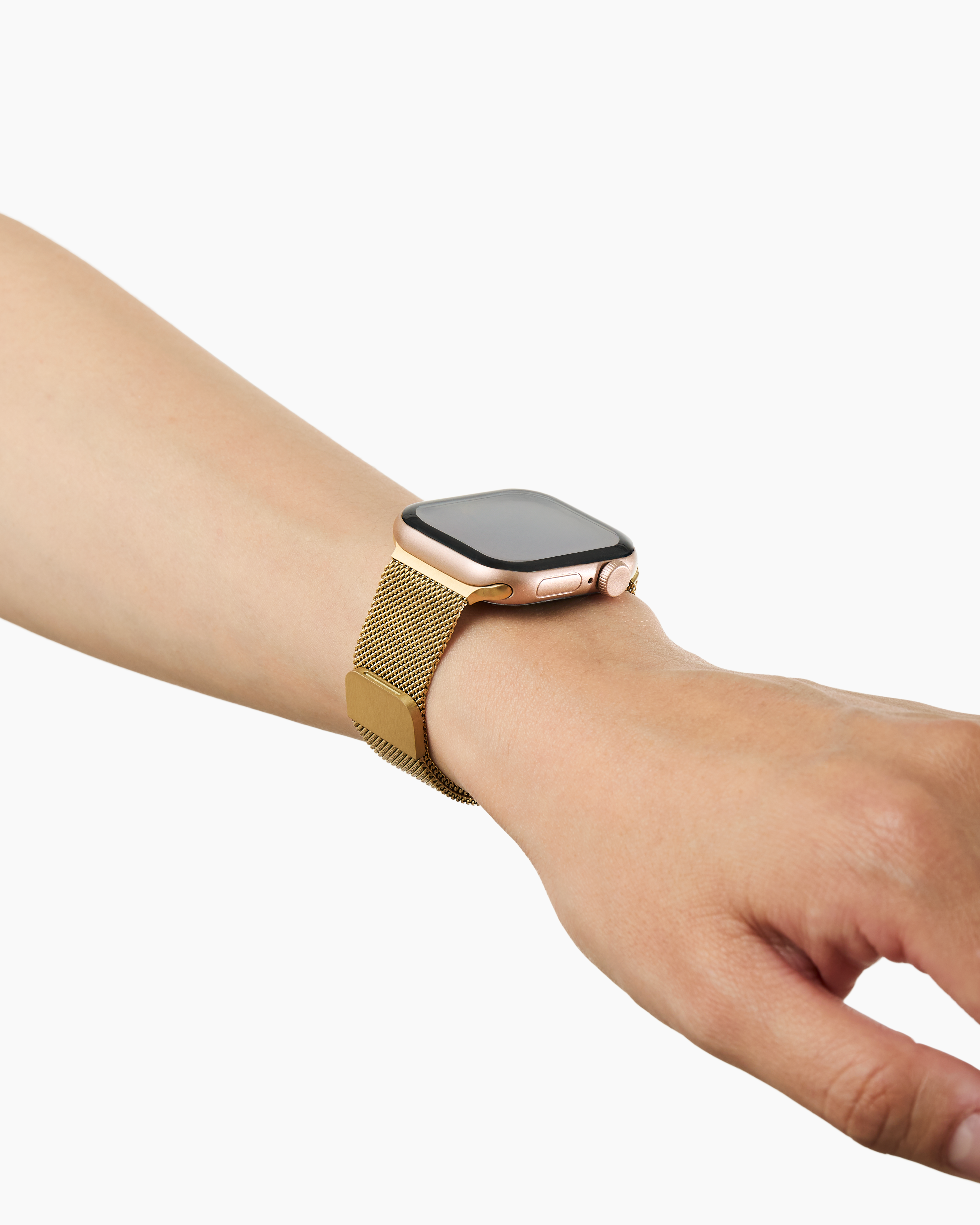 Milanese Mesh Watch Band Apple Watch Series 8 41mm Guld