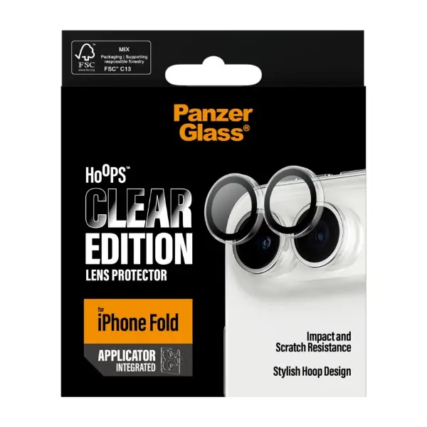 iPhone Duo Hoops Camera Lens Protector Genomskinlig