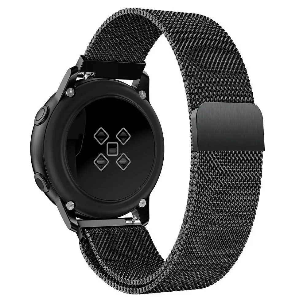Armband Milanese Samsung Galaxy Watch Active Svart