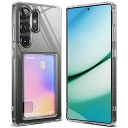 Samsung Galaxy S25 Ultra Fusion-suojakuori korttitaskulla, Kirkas