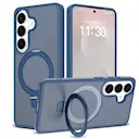 Hybridcover Magnetic Ring Samsung Galaxy S26 Mørkeblå
