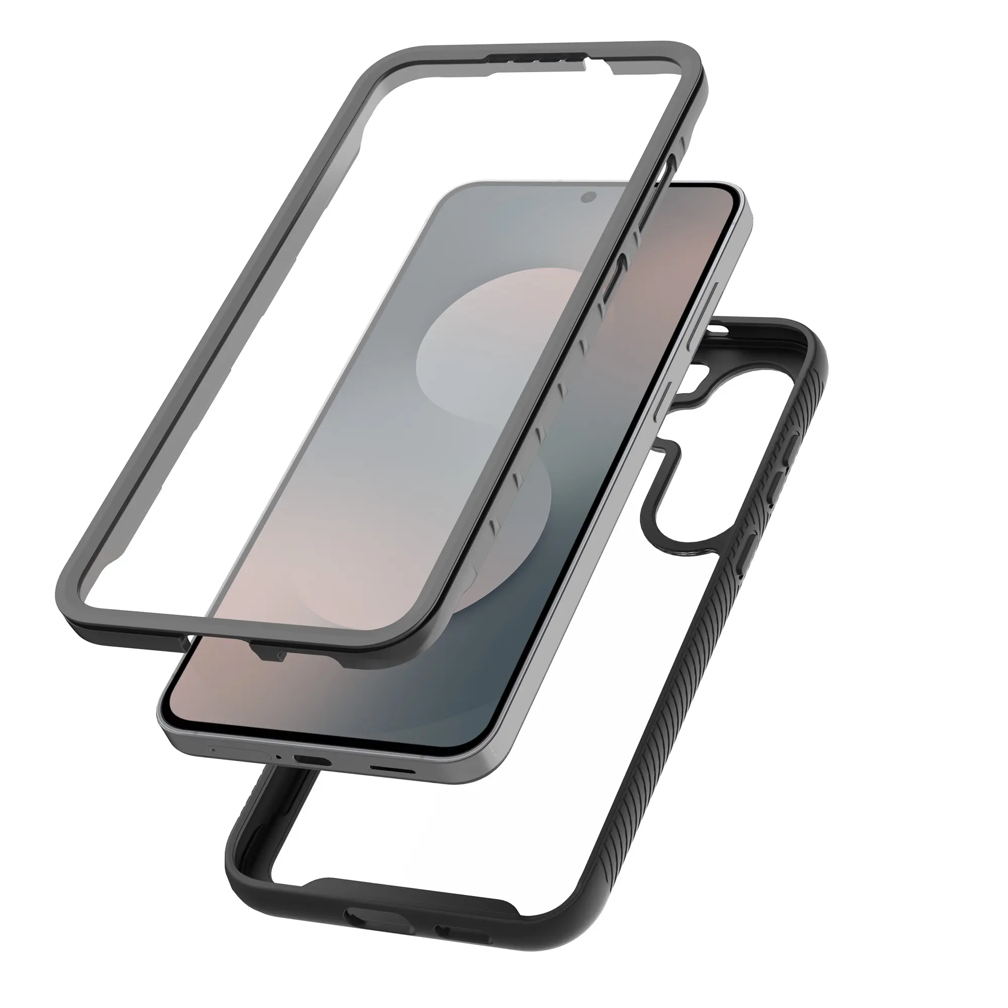 Full Protection Case Samsung Galaxy S26 FE Svart/transparent