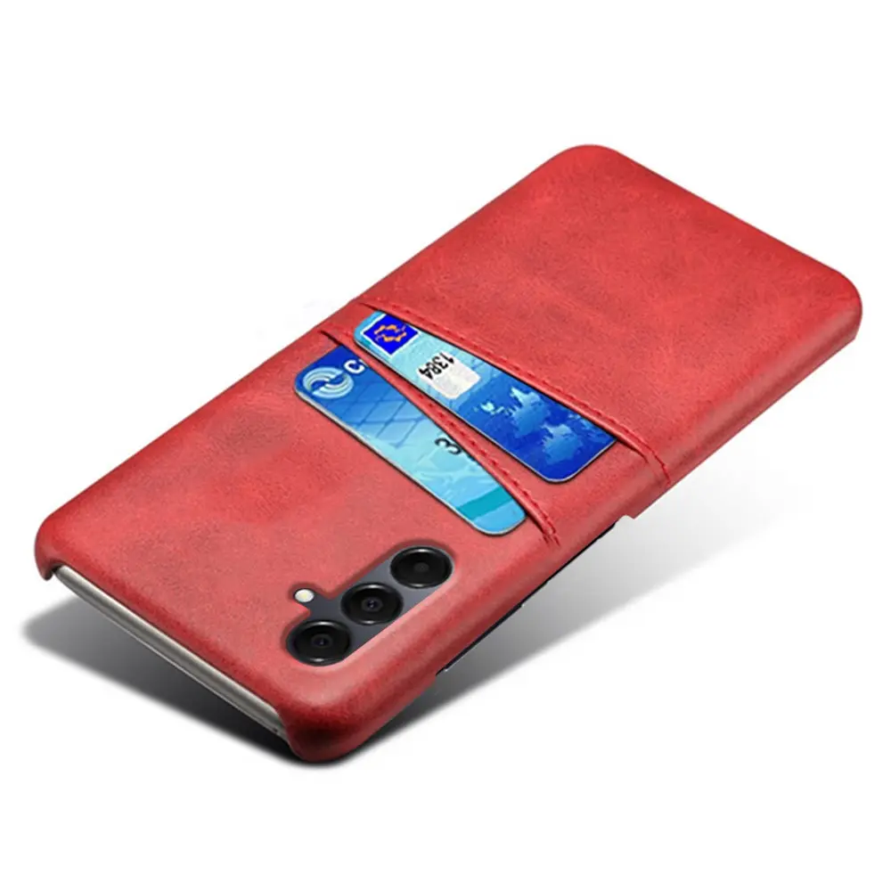 Card Slots Case Samsung Galaxy A16 Röd
