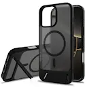 Magnetisk cover med stativ iPhone 16 Pro Max Sort