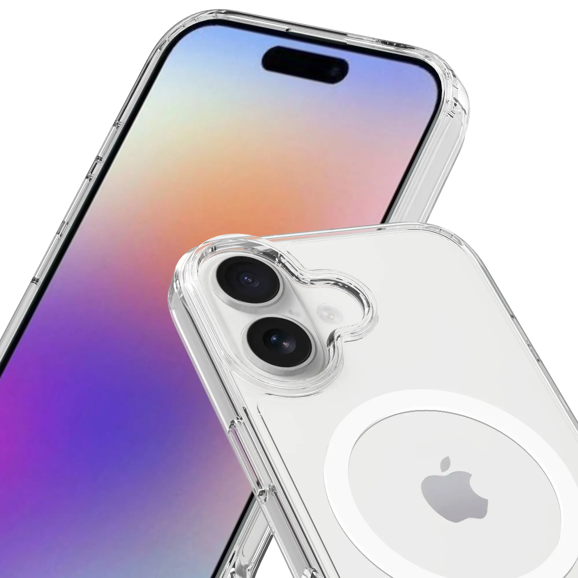 Hybridskal MagSafe iPhone 17 Genomskinlig