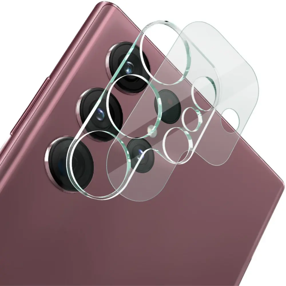 Härdat Glas 0.2mm Linsskydd Samsung Galaxy S23 Ultra Genomskinlig
