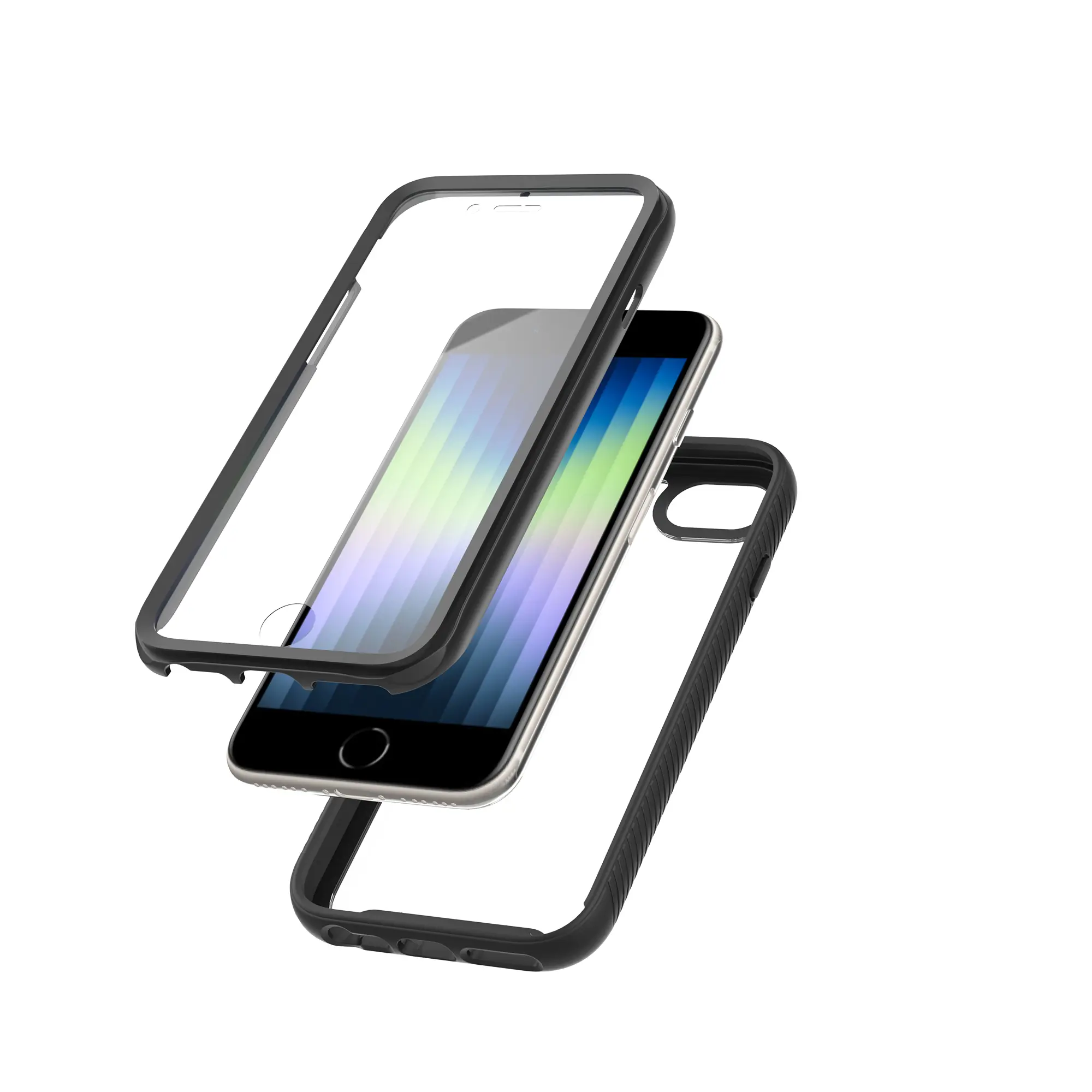 Full Protection Case iPhone 8 Svart