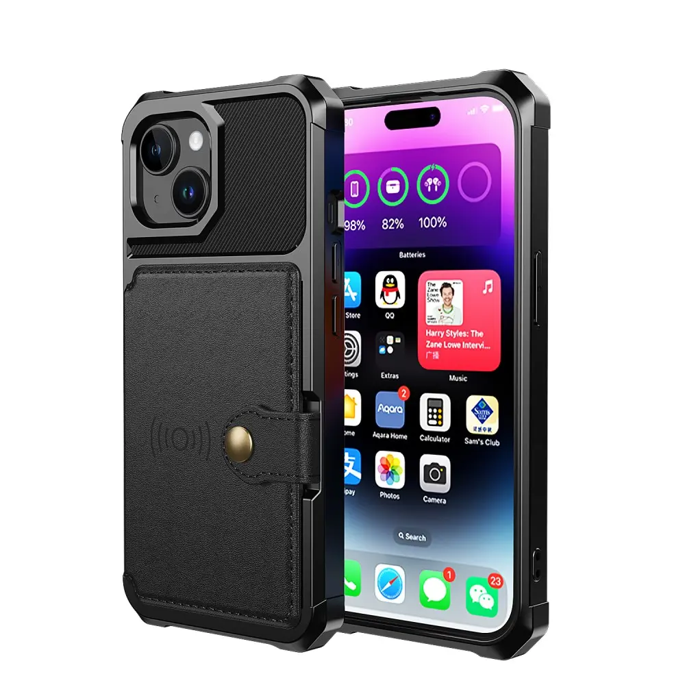 Tough Multi-slot Case iPhone 15 Plus Svart