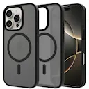 Magnetic Hybrid Cover iPhone 14 Pro Frosted Black