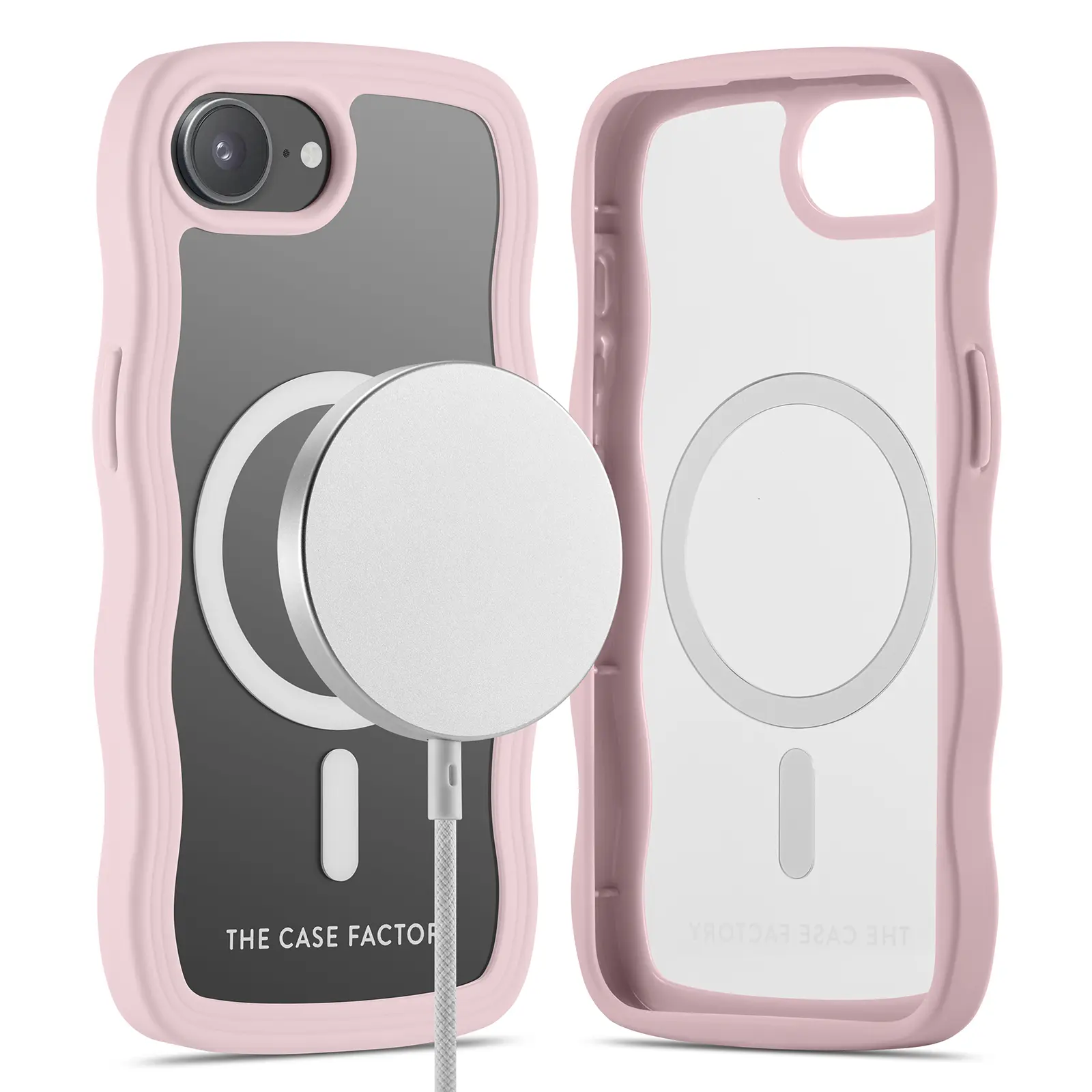 The Wave Mag Case iPhone 16e Rosa