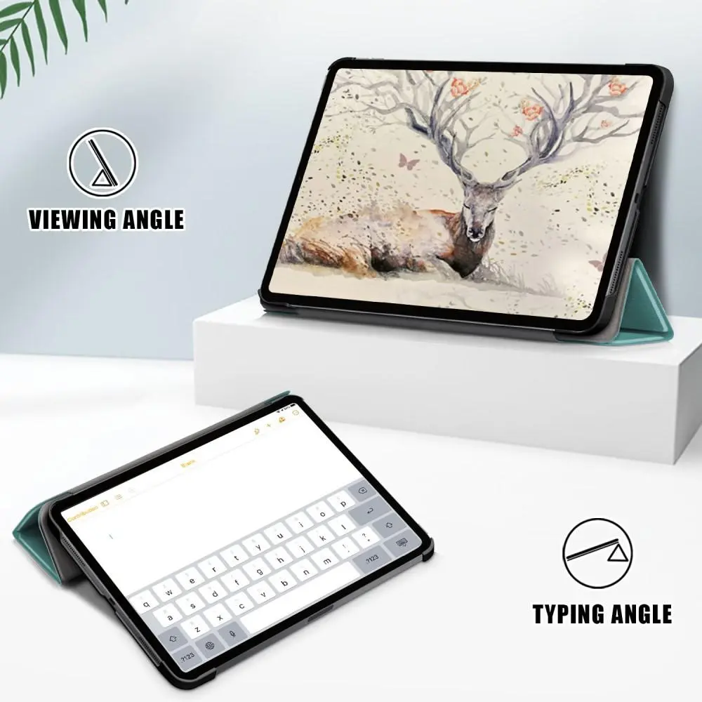 Fodral Tri-fold Apple iPad Air 10.9 4th Gen (2020) Grön