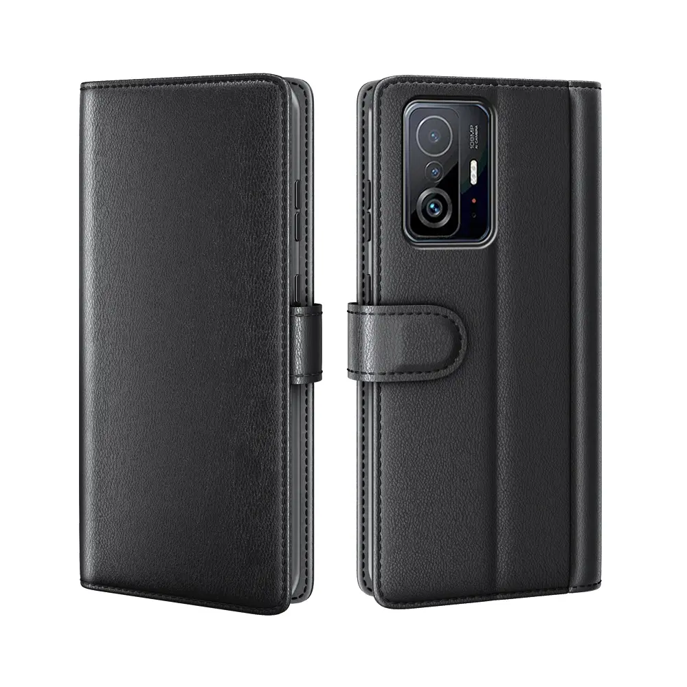 Ægte Læderetui Xiaomi 11T/11T Pro Sort