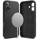 Silicone Magnetic Case iPhone 16 Black