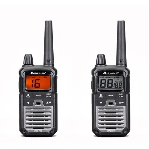 Walkie Talkie XT70 Pro Duo, Svart/grå