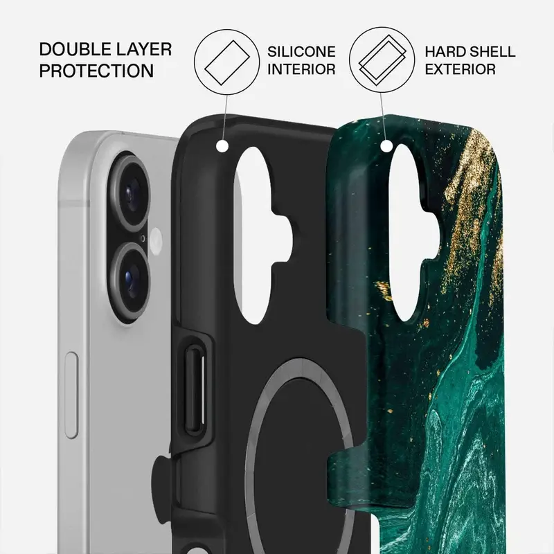 Tough MagSafe Case iPhone 17 Emerald Pool