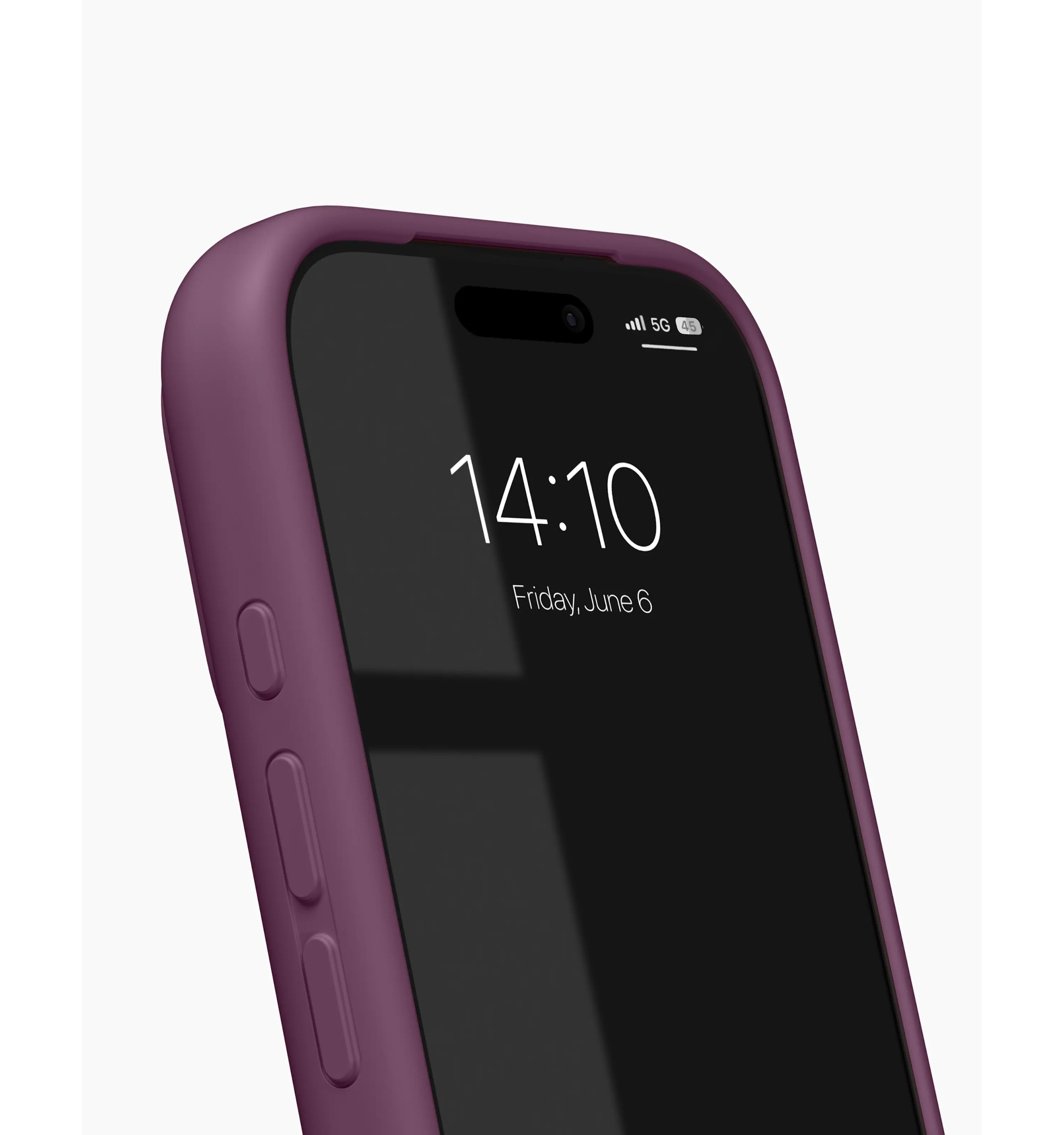 MagSafe Soft Swirl Silicone Case iPhone 18 Pro Velvet Plum
