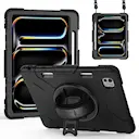 Iskunkestävä Hybridikuori olkahihnalla Apple iPad Pro 11 6th Gen (2025) Musta