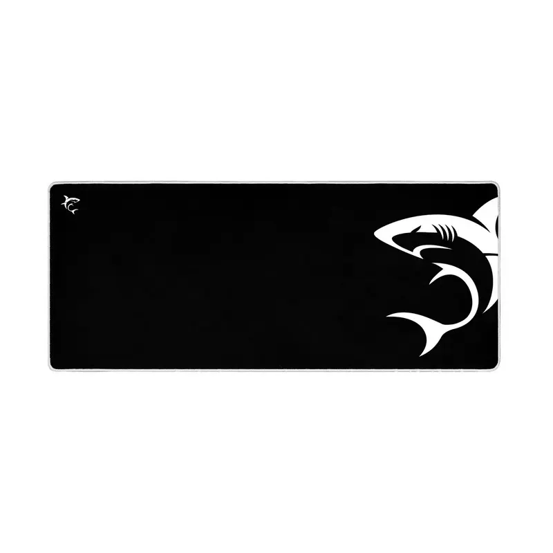 SHARK XL Gamingmusmatta 800x350mm, Svart/vit
