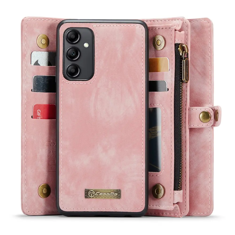 Multi-slot Plånboksfodral Samsung Galaxy A54 Rosa