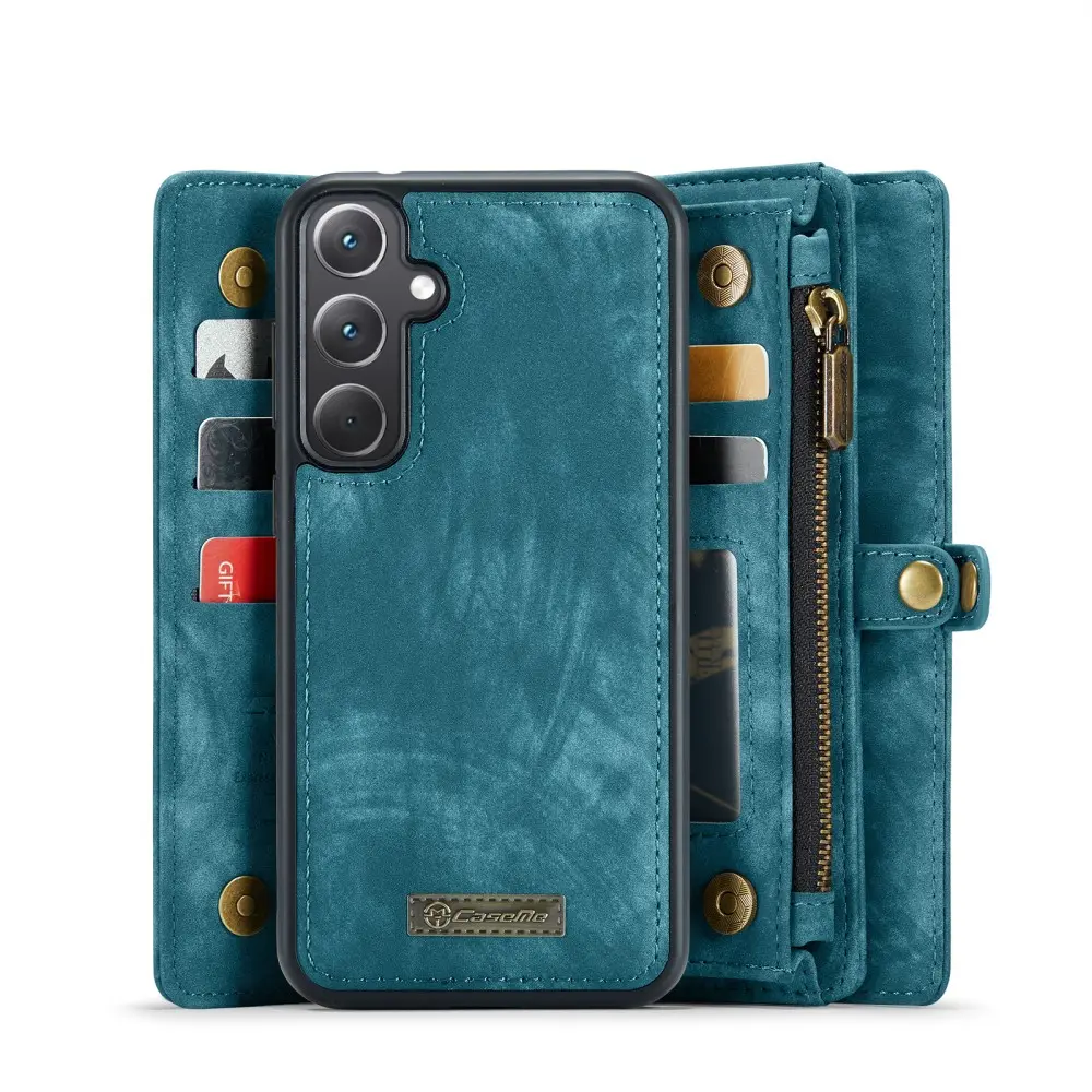 Multi-slot Plånboksfodral Samsung Galaxy A36 Blå